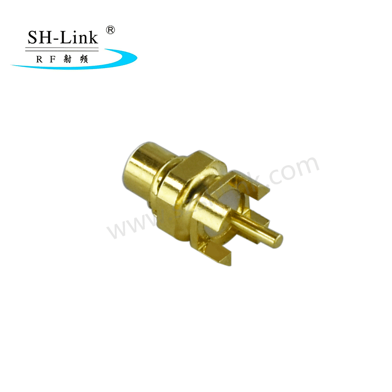RF coaxial MMCX male connector, PCB connector